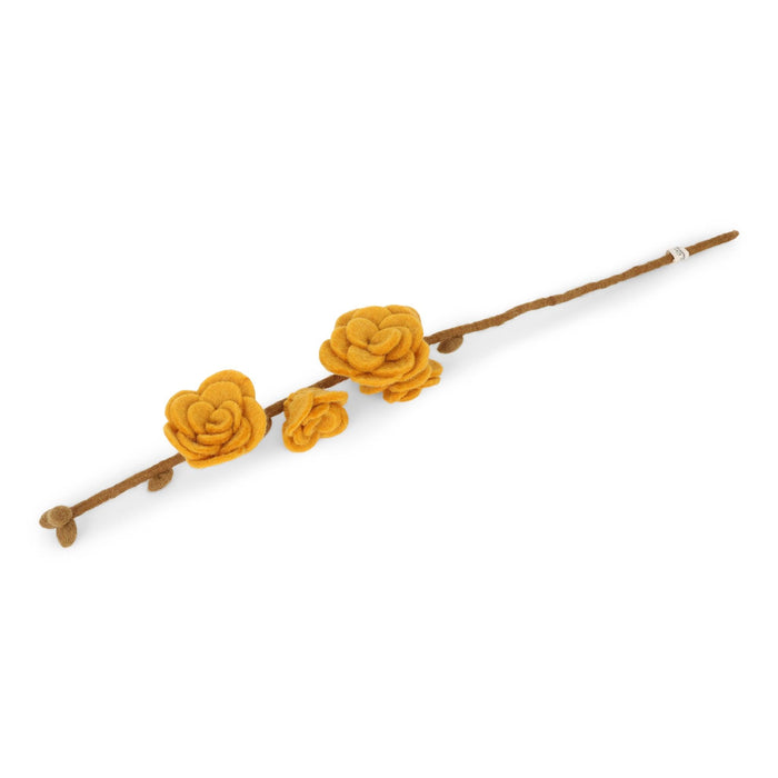 Gry & Sif Branch With Yellow Roses (50cm)