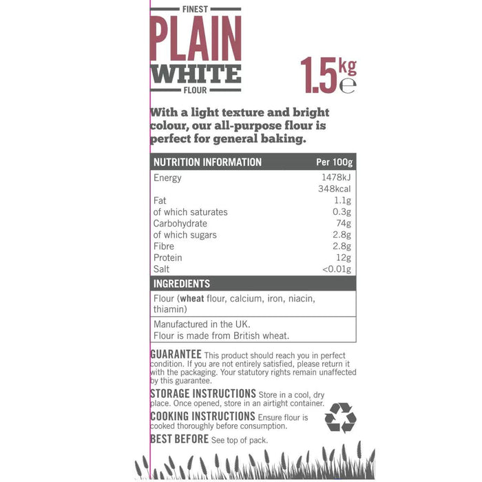 Marriage's Finest Plain White Flour (1.5kg)