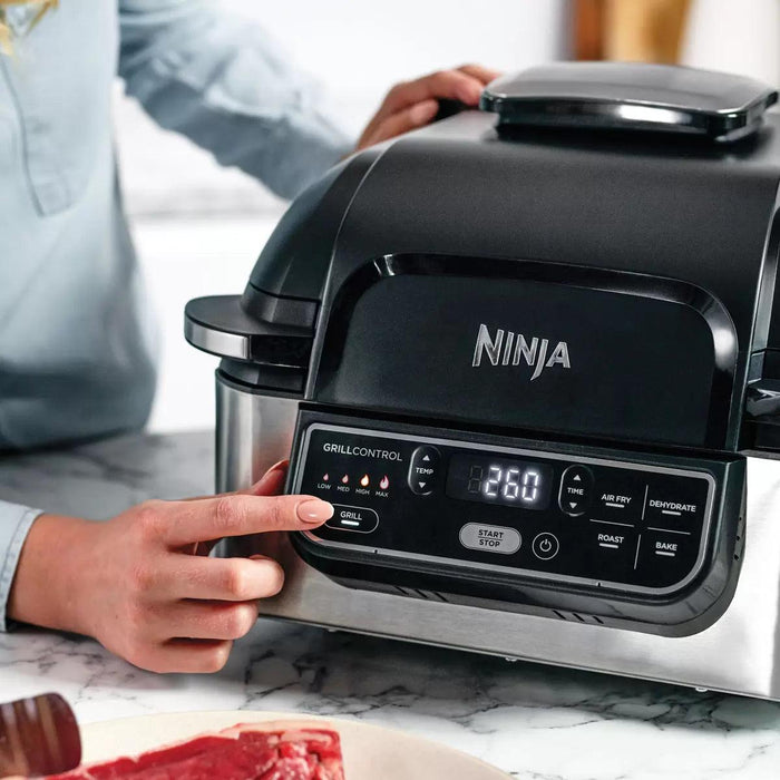 Ninja AG301UKCO Foodi Health Grill & Air Fryer Bundle