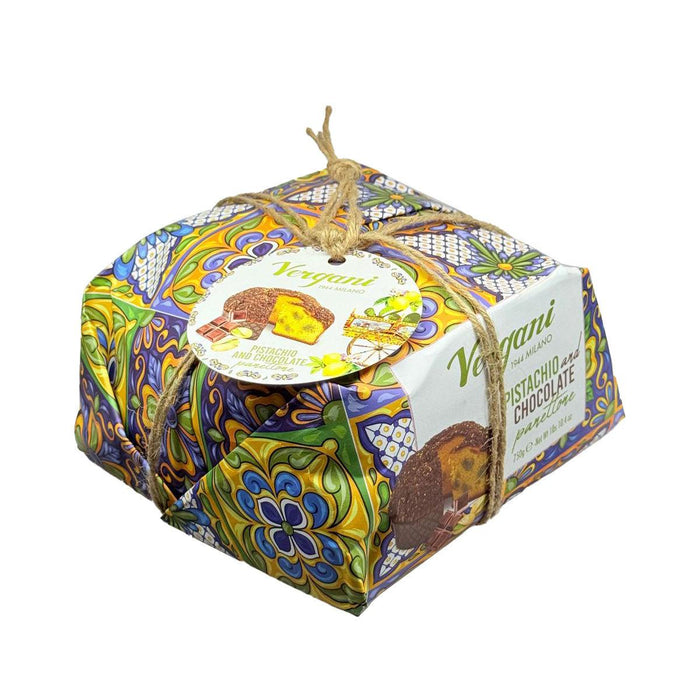 Vergani Sicily Panettone - Pistachio & Chocolate (750g)