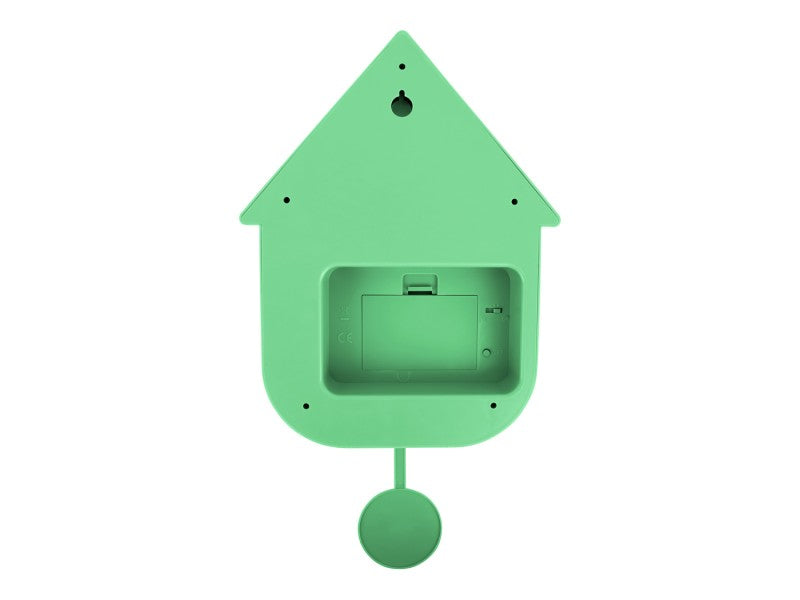 Karlsson Modern Cuckoo Wall Clock - Bright Green