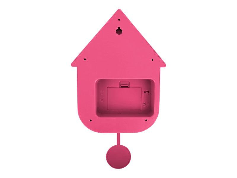 Karlsson Modern Cuckoo Wall Clock - Bright Pink