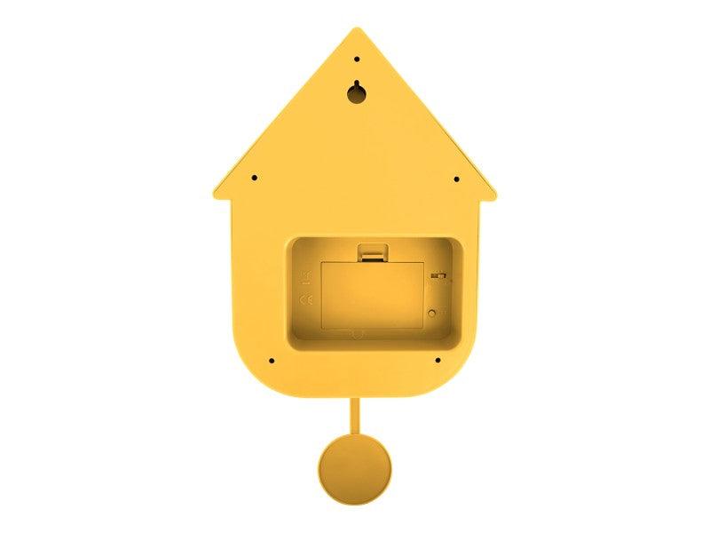 Karlsson Modern Cuckoo Wall Clock - Bright Yellow