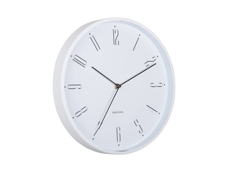 Karlsson Wall Clock Regal Numbers - White