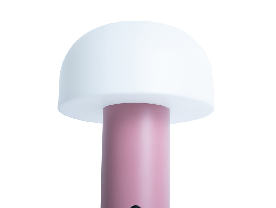 Leitmotiv Table Lamp Luca LED - Faded Pink