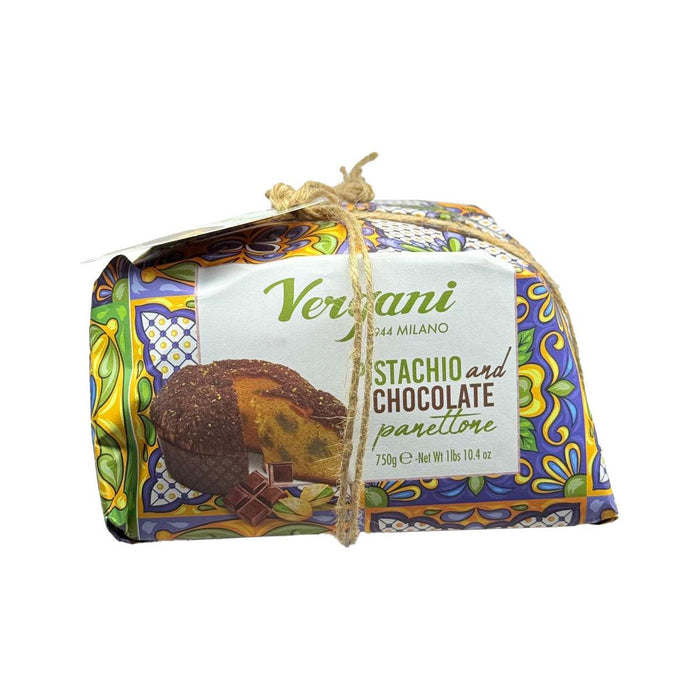 Vergani Sicily Panettone - Pistachio & Chocolate (750g)