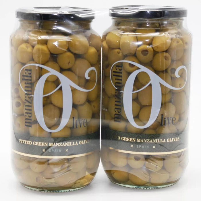 Manzanilla Olive Co. Pitted Green Manzanilla Olives (2x940g)