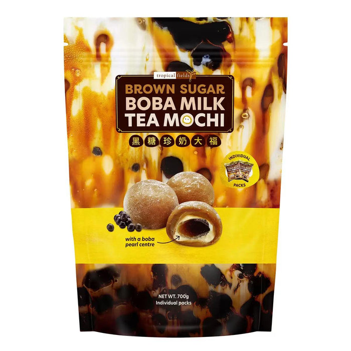 Tropical Fields Boba Milk Tea Mochi (900g)