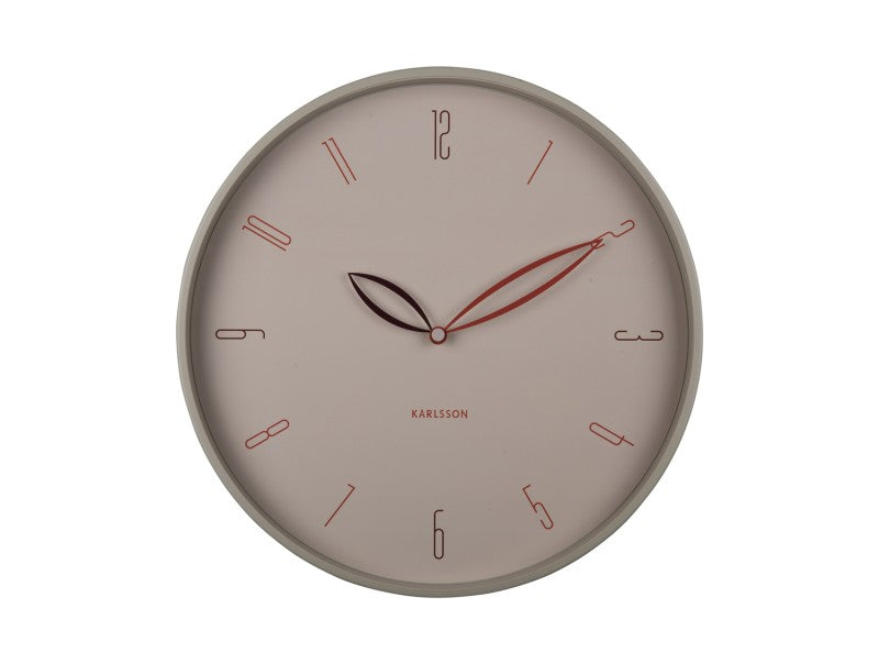 Karlsson Petals Wall Clock - Warm Grey