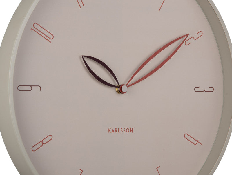 Karlsson Petals Wall Clock - Warm Grey