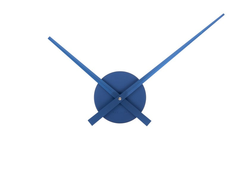 Karlsson Little Big Time Mini Wall Clock - Metallic Dark Blue