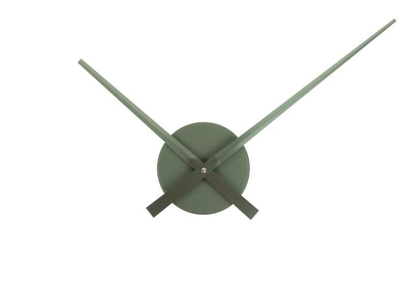 Karlsson Little Big Time Mini Wall Clock - Metallic Jungle Green