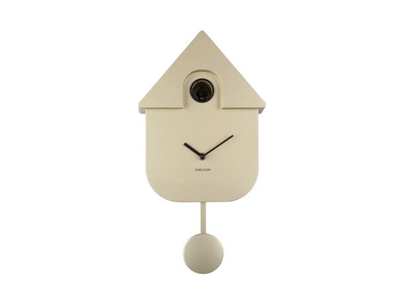 Karlsson Modern Cuckoo Wall Clock - Metallic Gold