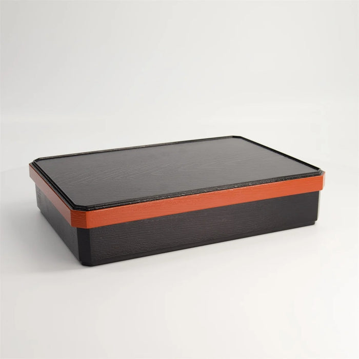 Tokyo Design Studio Bento Rectangle Matsukado Box - Black (30.7x21.5cm)