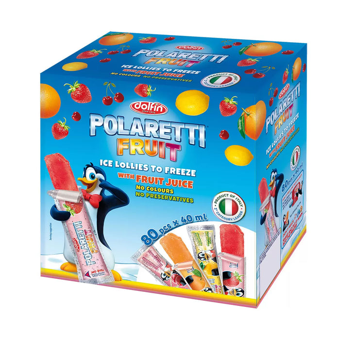 Dolfin Polaretti Fruit Ice Lollies (80x40ml)