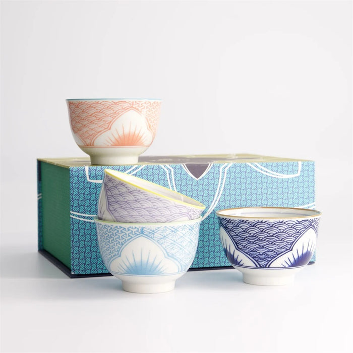 Tokyo Design Studio Lily Flower Tea Cup Giftset 4pcs (150ml)