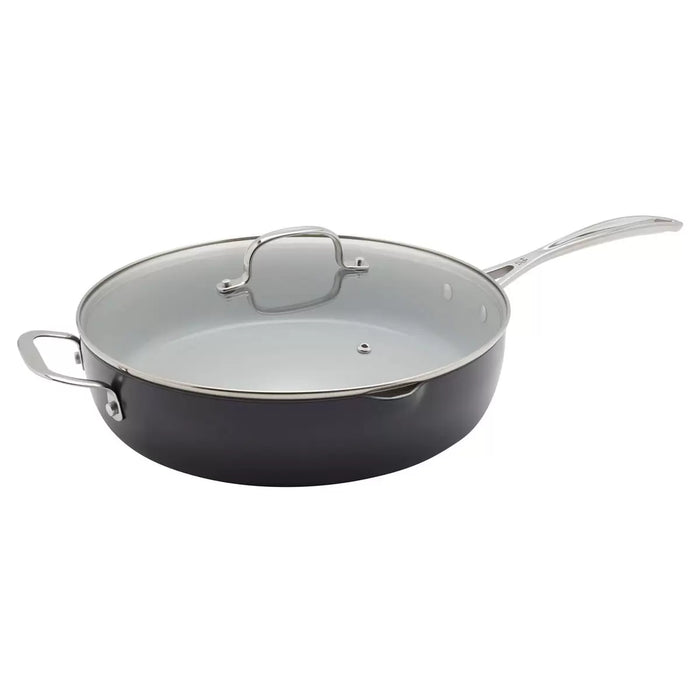 Henckels Hard Anodised Ceramic Saute Pan (4.7L)