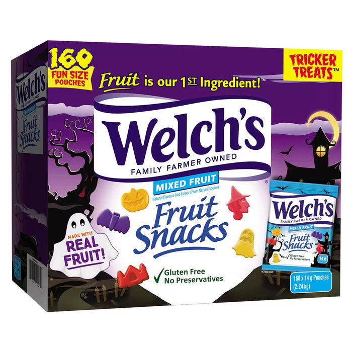 Welch's Fruit Snacks Halloween Pouches (160x14g)