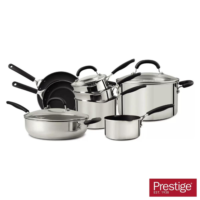 Prestige Stainless Steel Cookware Set (13 Pieces)