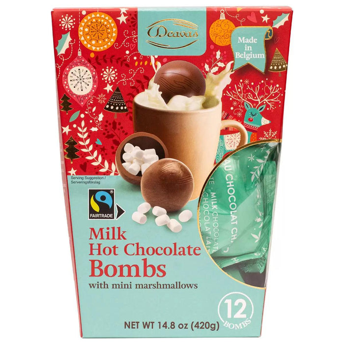 Deavas Milk Hot Chocolate Bombs (12 Pack)