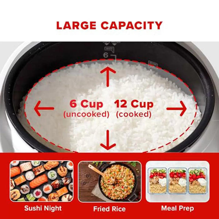 Cuckoo CR-0641F Electric Rice Cooker 6-Cups (1.08L)