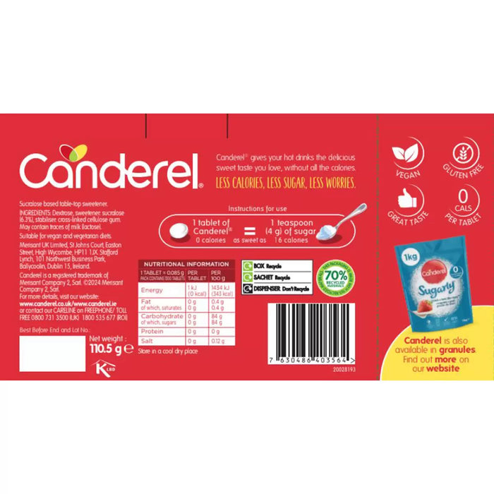 Canderel Tablets Sweetener (Pack of 1300)