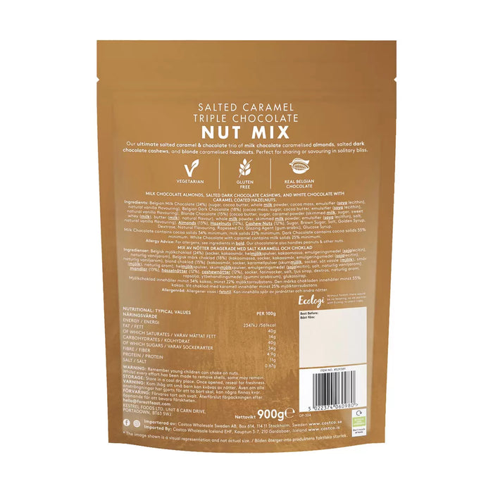 Forest Feast Salted Caramel Triple Chocolate Nut Mix (900g)