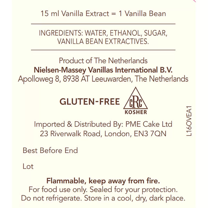 Nielsen Massey Original Vanilla Extract (473ml)