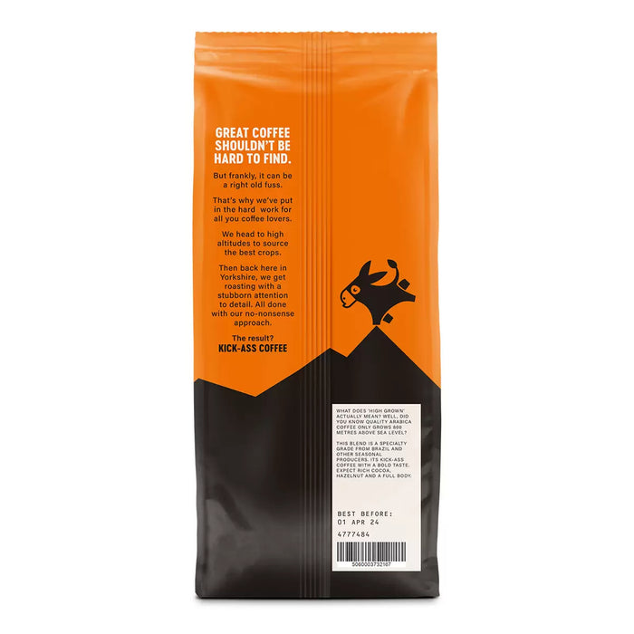 Grumpy Mule Kick-Ass Espresso Blend Whole Coffee Beans (1kg)