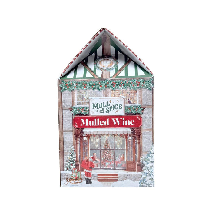 Mulled Wine in Christmas House Box (3 Ltrs)