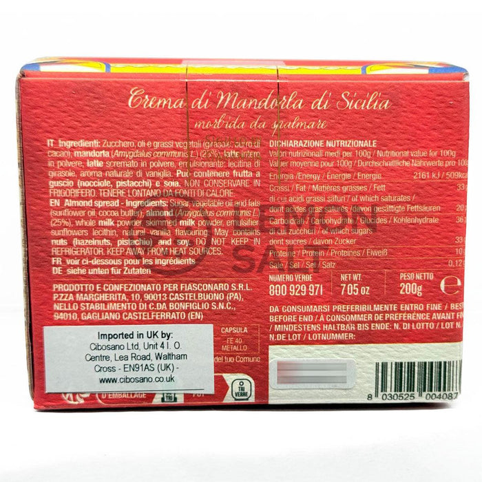 Fiasconaro - Dolce & Gabbana Sicilian Soft Spreads - Almond (200g)