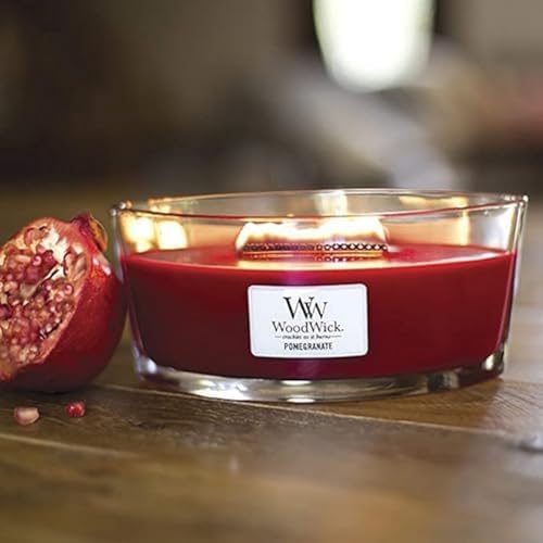 WoodWick Pomogranate Ellipse Scented Candle (453g)