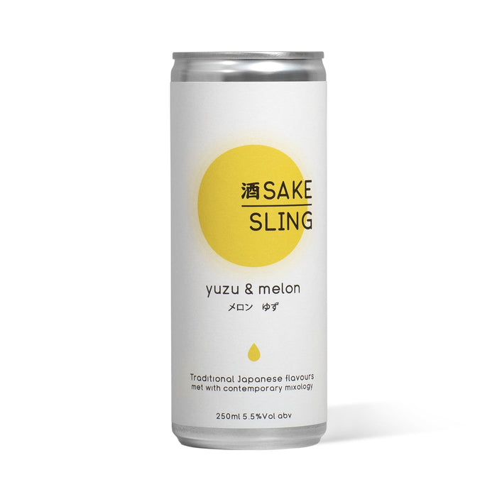 Sake Sling Sparkling Premixed Cocktails - Yuzu & Melon (4x250ml)