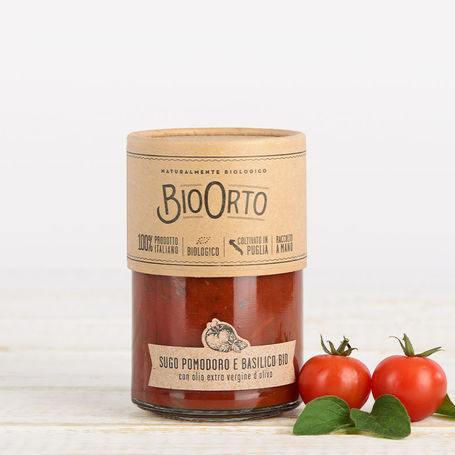 Bio Orto Organic Tomato & Basil Pasta Sauce (350g)