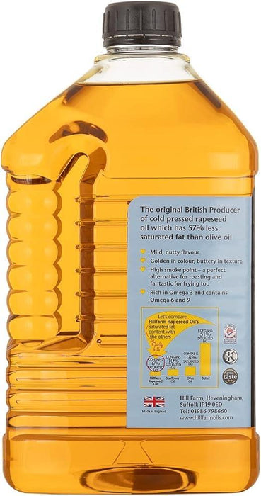 Hillfarm Extra Virgin Cold Pressed Rapeseed Oil (2L)