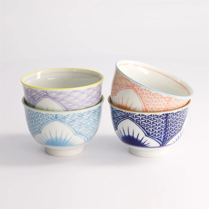 Tokyo Design Studio Lily Flower Tea Cup Giftset 4pcs (150ml)