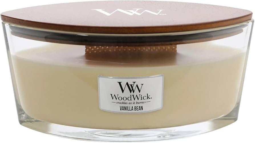 WoodWick Vanilla Bean Ellipse Candle (453g)