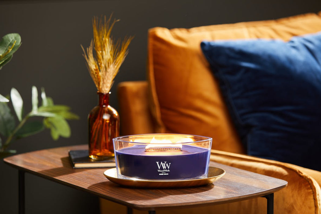 WoodWick Hinoki Dahlia Ellipse Candle (453g)