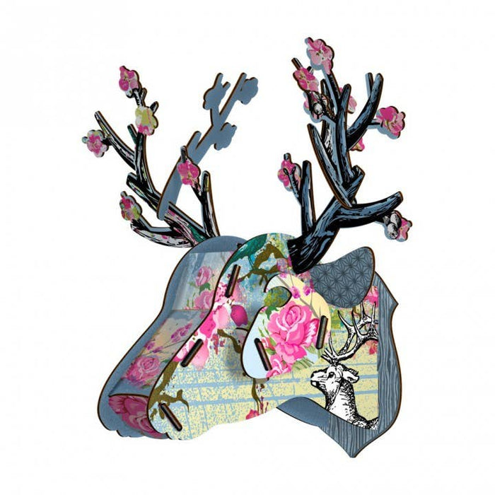 Miho - Eco Deer Head (medium) - Blossom