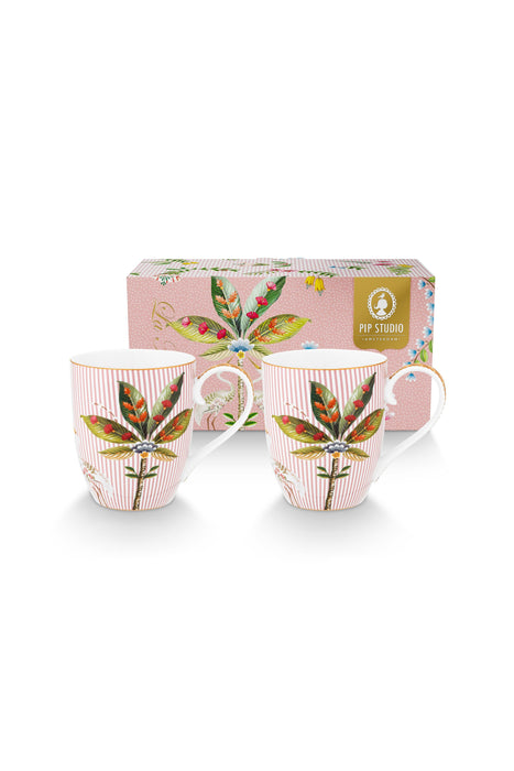 Pip Studio - Xl La Majorelle Pink 450ml Mug (Set of 2 )