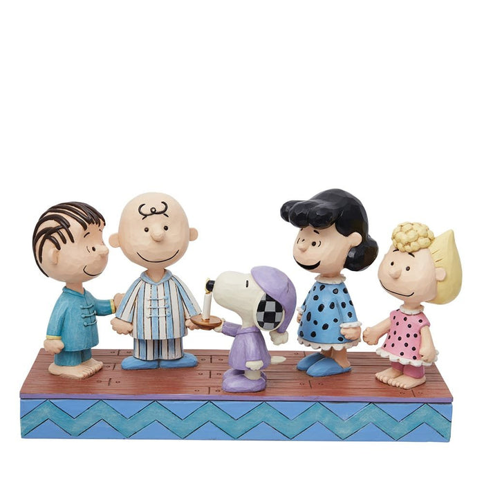 Enesco Peanuts Gang in Christmas PJs Figurine (13cm)