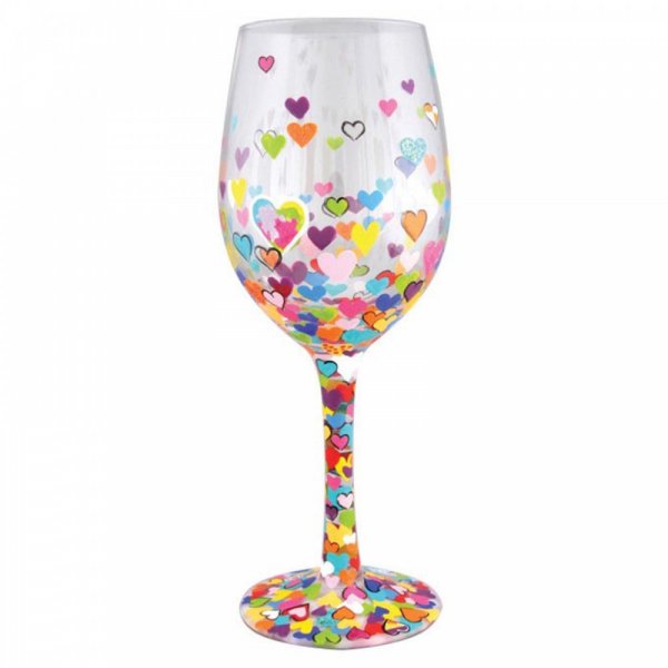 Lolita Hearts-A-Million Wine Glass