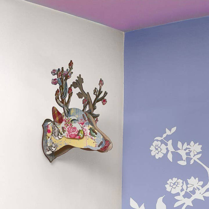 Miho - Eco Deer Head (medium) - Blossom