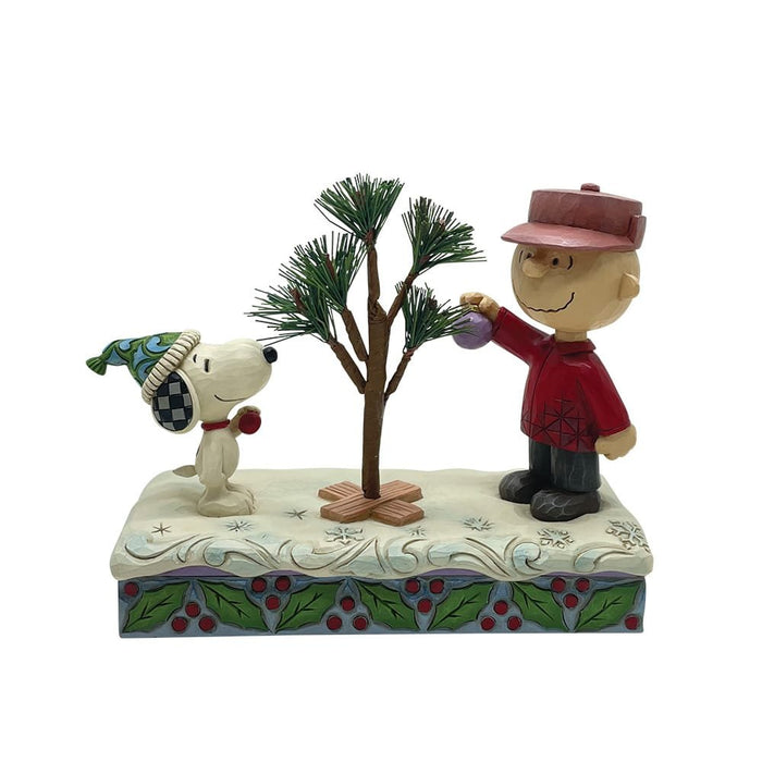 Enesco Snoopy & Charlie Brown Christmas Tree (14cm)