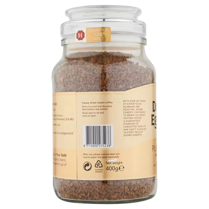 Douwe Egberts Pure Gold Instant Coffee Granules (400g)