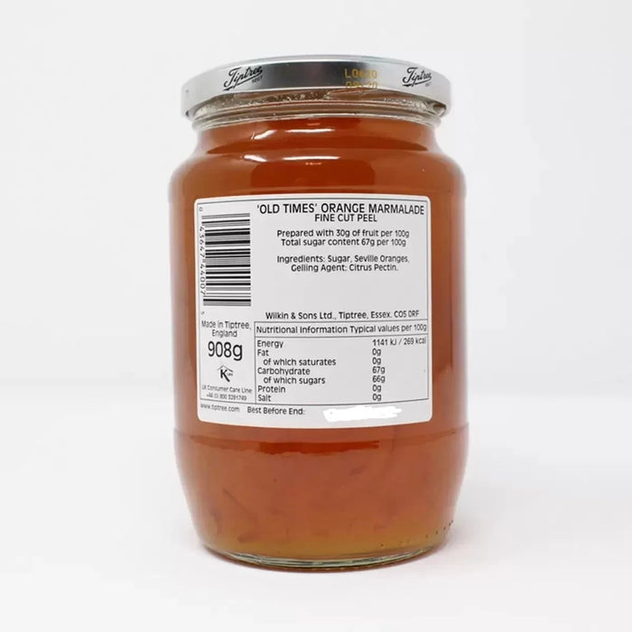 Wilkin & Sons Tiptree 'Old Times' Orange Fine Cut Marmalade (908g)