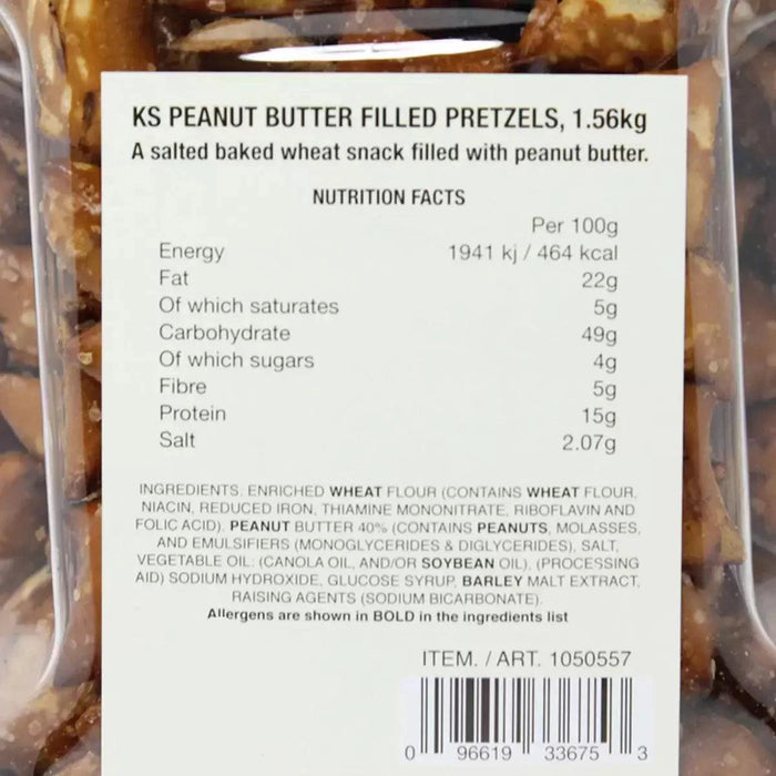 Kirkland Signature Peanut Butter Filled Pretzel Nuggets (1.56kg)