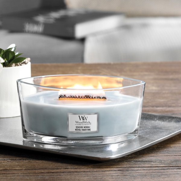 WoodWick Seaside Neroli Ellipse Candle (453g)