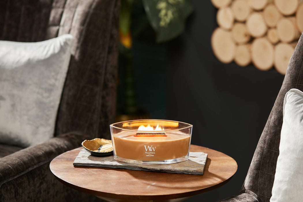 WoodWick Santal Myrrh Ellipse Candle (453g)