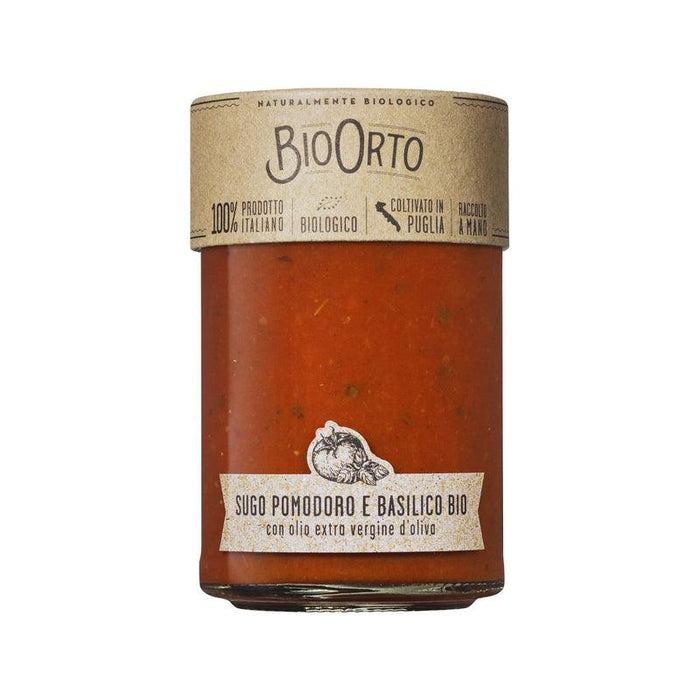 Bio Orto Organic Tomato & Basil Pasta Sauce (350g)